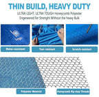 Travel Duffle Bag for Women & Men. Extra Large Foldable Duffel Bags (120L / Blue)