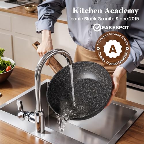 Induction Cookware & Bakeware Set (30 PCS Cookware Set / Black)