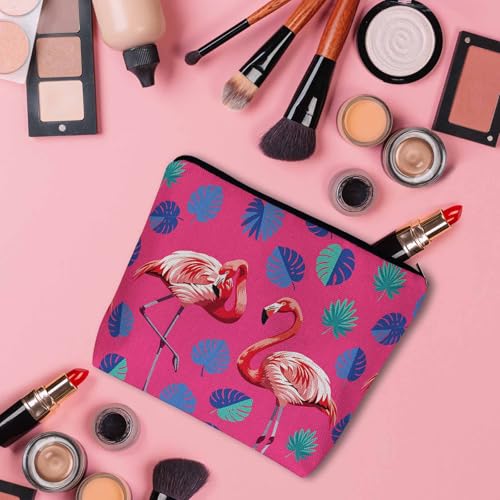 Flamingo Makeup Bag For Women (9 x 7.1 inch / Flamingo)
