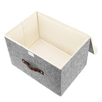 Collapsible Storage Boxes (2-Pack Medium / Gray)