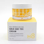 Gold Age Tox H8 Cream with Peptide Capsules, Collagen, Ceramides and Gold Silk Protein, 50g/1.76 oz