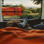 100% Wool Blanket (Warm Sunset Frame / Large)