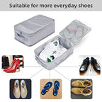 Travel Shoe Bags (Grey / 2+2 Packs)