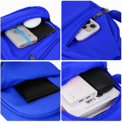 Sling Bag for Women (Leather Royal Blue / Small)