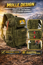 BARRERA Tactical Backpack 25L (Olive Drab / 25 L)