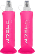 Folding Soft Flask Portable Collapsible Running Lightweight Water Bottle by WRELS
