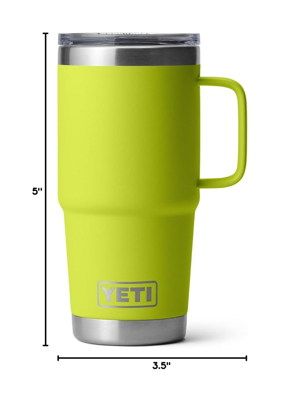Rambler 20 oz Travel Mug (Chartreuse)