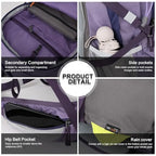 40L Hiking Backpack (Purple / 40L)