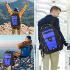 Extra Large Backpack for Men (Blue / 18.4 Inch (22''x15''x12''))