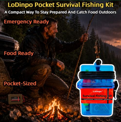 Mini Survival Fishing Kit (Deep Sea Blue)