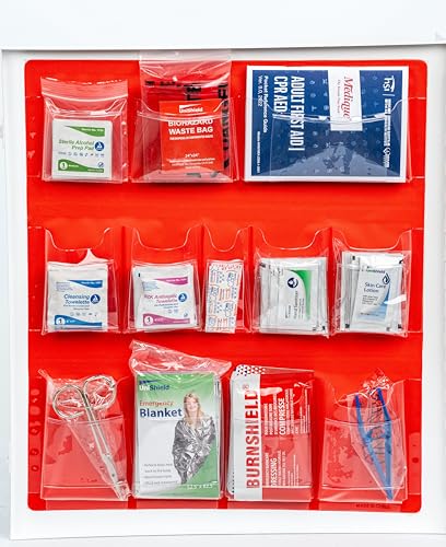Restaurant Metal First Aid Cabinet (3 Shelf Cabinet / Class A with tablets | With Cabinet)