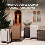 Carry On Luggage 22x14x9 Airline Approved (02-Caramel Latte / Carry-On 20-Inch (Clamshell, 34L))