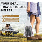 20 Pack Shoe Bags for Travel (Clear)