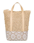 Women's Beach Tote Bag (One Size / Beach Lover - Portabella Tropical Tile)