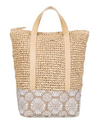 Women's Beach Tote Bag (One Size / Beach Lover - Portabella Tropical Tile)