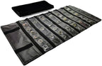 Travel Jewelry Roll Bag Portable Organizer Pouch by SCIKHEFT