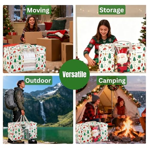 Moving Bags Christmas Storage Bags (Jingle Mix / 4 Pack)