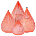 4Pcs Mesh Laundry Bags Washing Machine Mesh Wash Bags for Clothes (Orange / 26"x28")