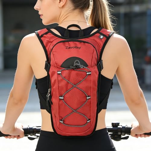 Lightweight Hydration Backpack (Red)