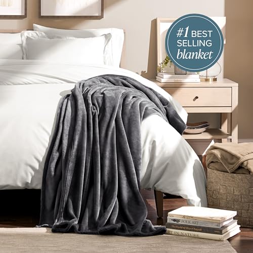 Fleece Blanket Luxury Microplush (Throw XL / 02 - Grey)