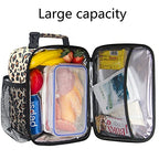 Insulated Lunch Bag Women (Leopard Print)