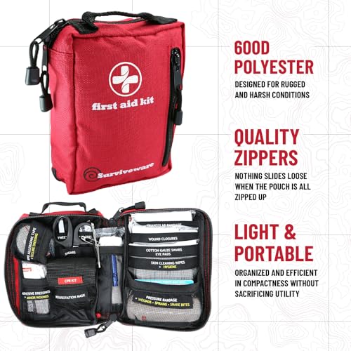 Comprehensive Premium Survival First Aid Kit (Travel)