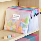32 Pack Mesh Zipper Pouch Bags (A4/Letter Size / 32 Pack)