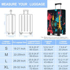 Tower Luggage Cover Washable Suitcase Protector Anti (Tower-4 / L(28-30inch suitcase))