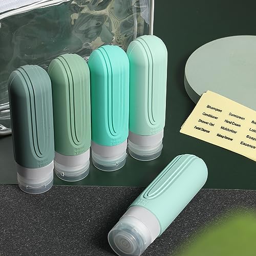 Travel Bottles for Toiletries (Green)