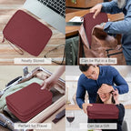 Electronic Organizer (10.8 x 8 x 3.15 inches / Wine Red)