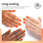 Beetles Orange Gel Nail Polish (M - Sheer Orange | Orange Burst-f574)
