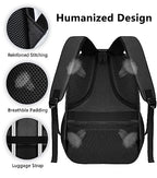 Backpack for Women Men (A6-black2 / 17.3 Inch)