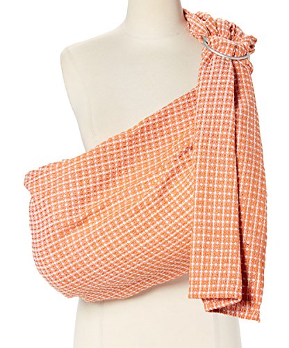 Hip Baby Ring Sling Baby Carrier (Mandarin Honeycomb)
