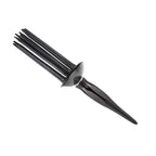 Practical Round Curling Comb Curl Defining Brush Hair Styling Tool for Women for Perfect Hairstyles for Casual Wear or Special Events (black)