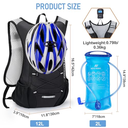 Lightweight Hydration Backpack (Black)