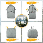Lightweight Packable Backpack 35L (35L / C-silver Grey)