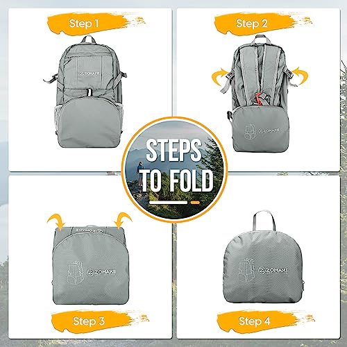 Lightweight Packable Backpack 35L (35L / C-silver Grey)