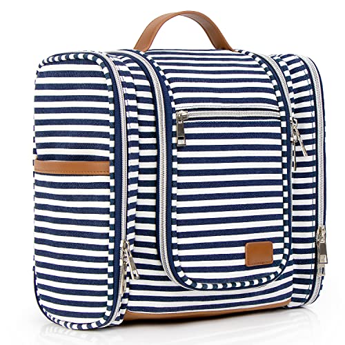 Hanging Travel Toiletry Bag For Women (Navy Blue)
