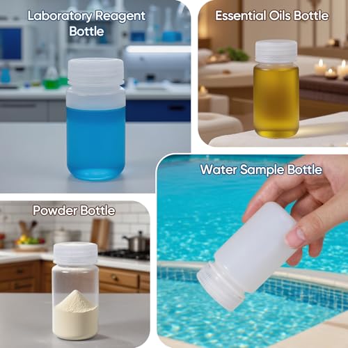 4 oz Small Plastic Bottles with Caps (Translucent / 4 oz)