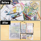 20pcs Multisize Mesh Zipper Pouch