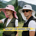 Outdoor Sun Hat for Men Women (1pack-white)