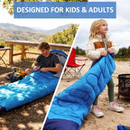 Camping Sleeping Bag (Blue)