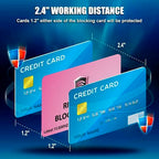 10 Pack RFID Blocking Card for Credit Debit ID Card (Pink)