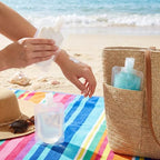 Travel Pouches for Toiletries (10pc Pouch - White)