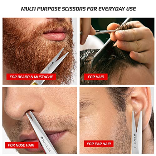 Beard Scissors & Mustache Scissors for Men (Contemporary)