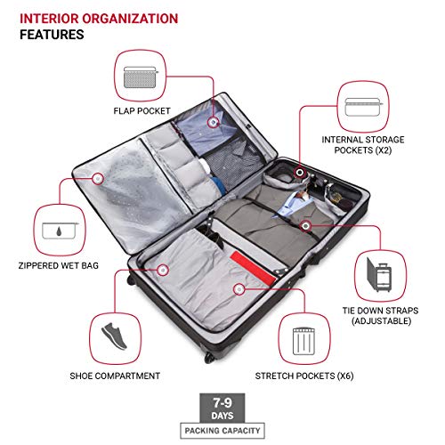 7895 Premium Rolling Garment Bag (24 inch Rolling / Heather Grey)