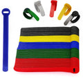 100 x Colourful Reusable Cable Ties (100 Count (Colorful))