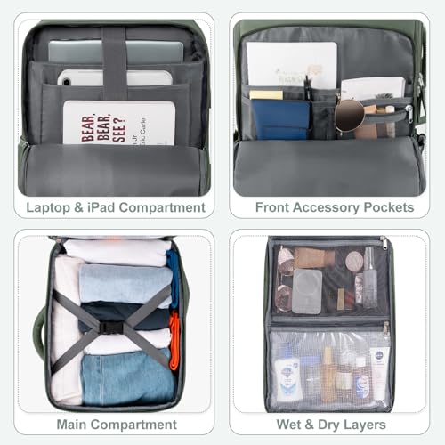 Personal Item Backpack (Army Green / Large)