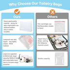 10 Pack TSA Approved Toiletry Bag (10 pack)