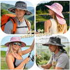 Sun Hats for Men Women (Camopink)